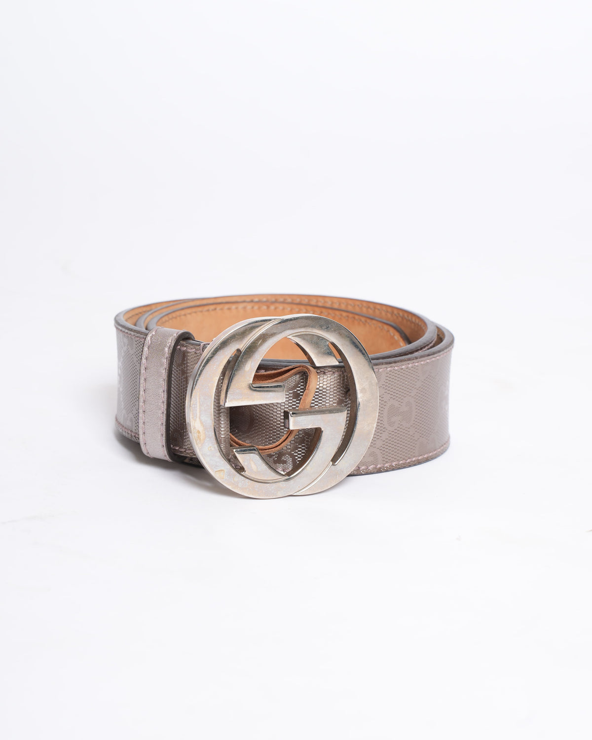 Gucci Imprime Monogram Interlocking G Belt