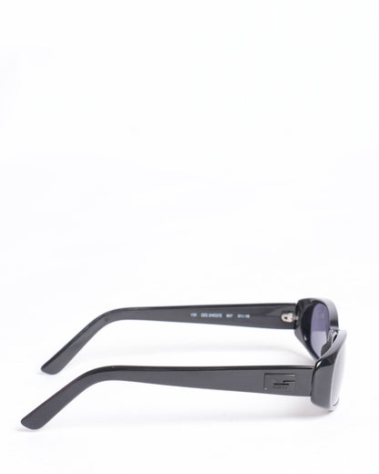 Gucci Rectangle Acetate  Black Sunglasses