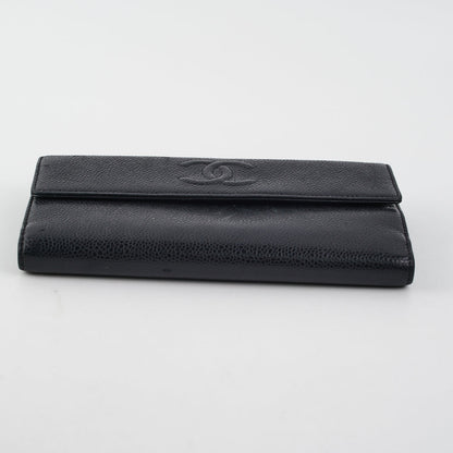 Chanel Timeless Continental Purse Black