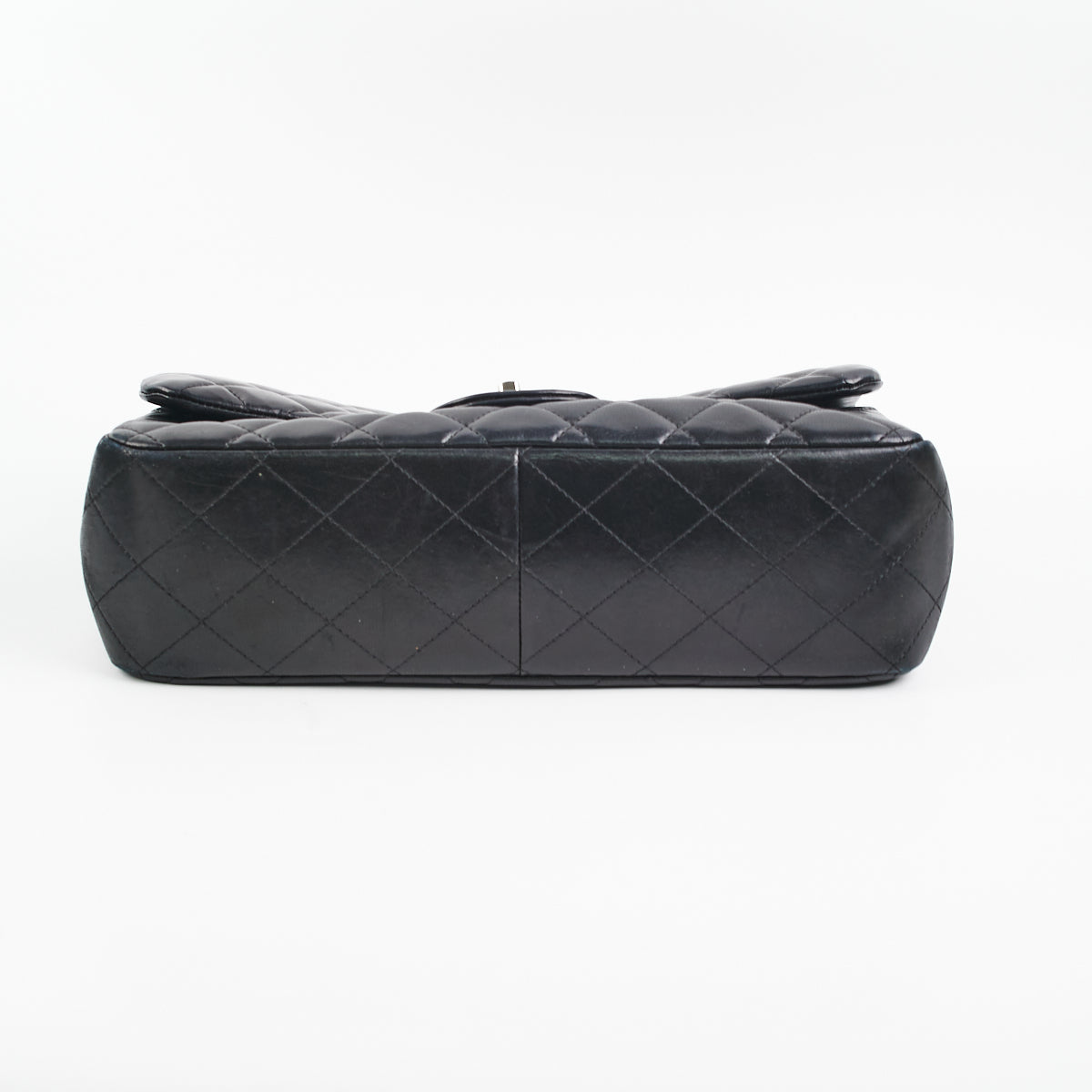 Chanel Black Jumbo Single Flap Black