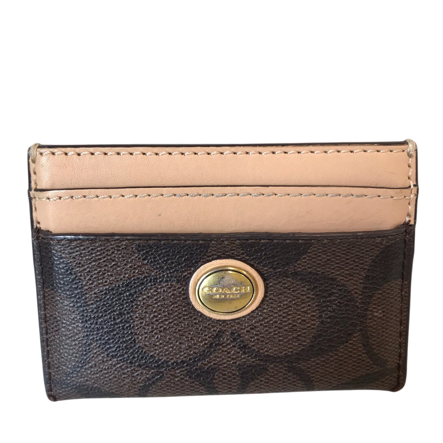 Wallet Designer By Coach In Brown, Size:Small