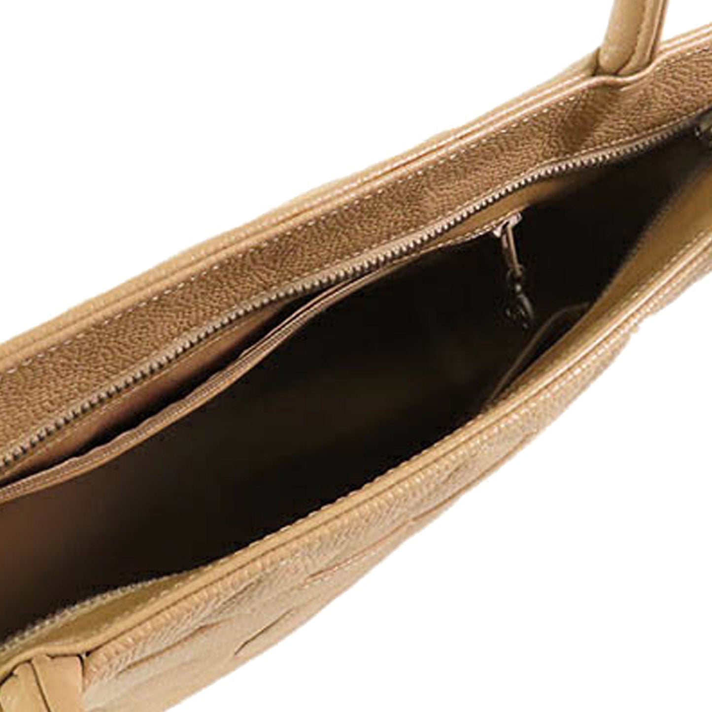 Tan Chanel Caviar Medallion Tote
