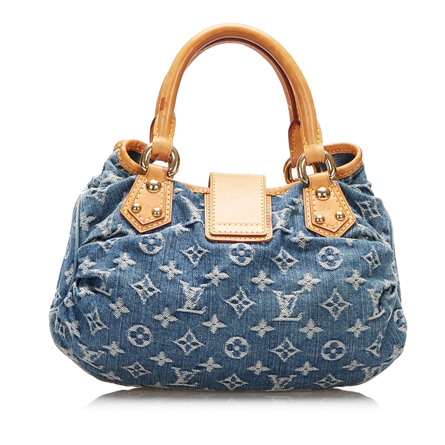 Louis Vuitton Pleaty Blue Monogram Denim