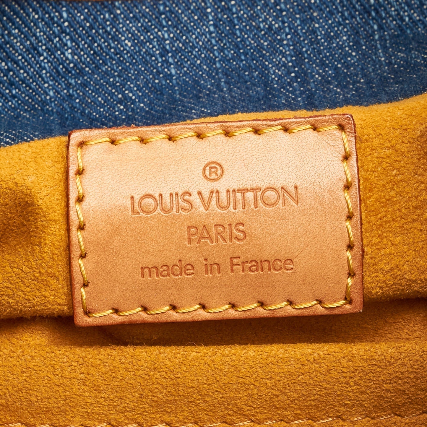 Louis Vuitton Pleaty Blue Monogram Denim