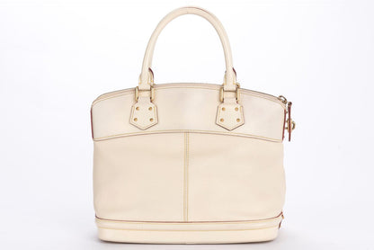 Louis Vuitton Lockit Suhaili (M91887), Leather, Beige Color, PM Size, with Gold Hardware, Lock & Keys, no Dust Cover