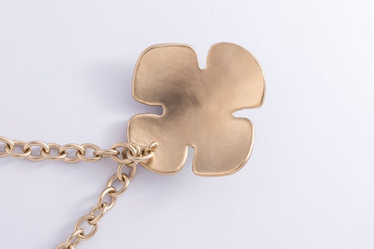 Chanel C58800 ,Y47216 , Z5898 , CC Logo White Flower Necklace, Gold Hardware with Dust Cover & Box