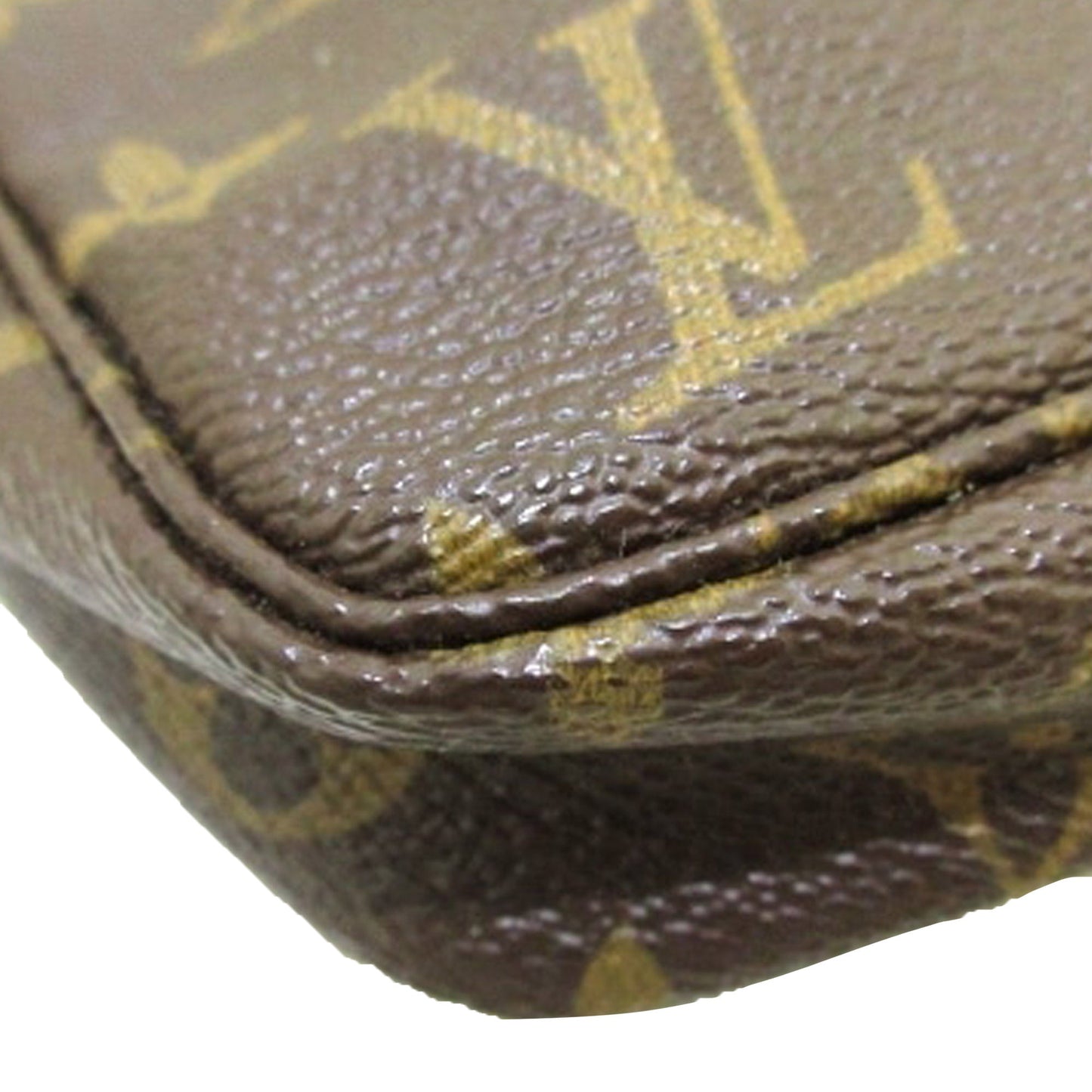 Louis-Vuitton Monogram Pochette Accessoires Brown