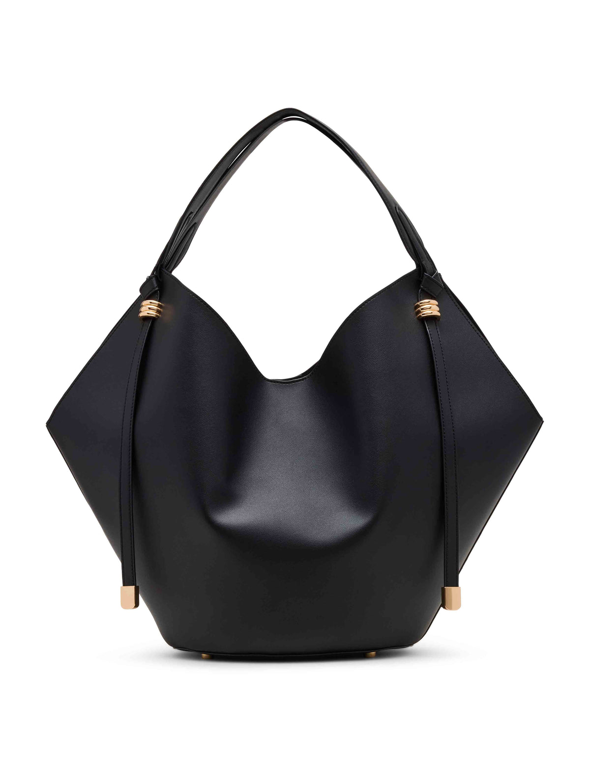 Anne Klein Black Large Hobo Tote with Pouch