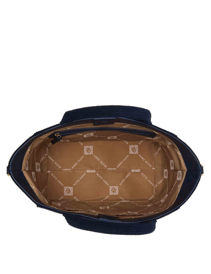Small Corduroy Tote with Convertible Strap