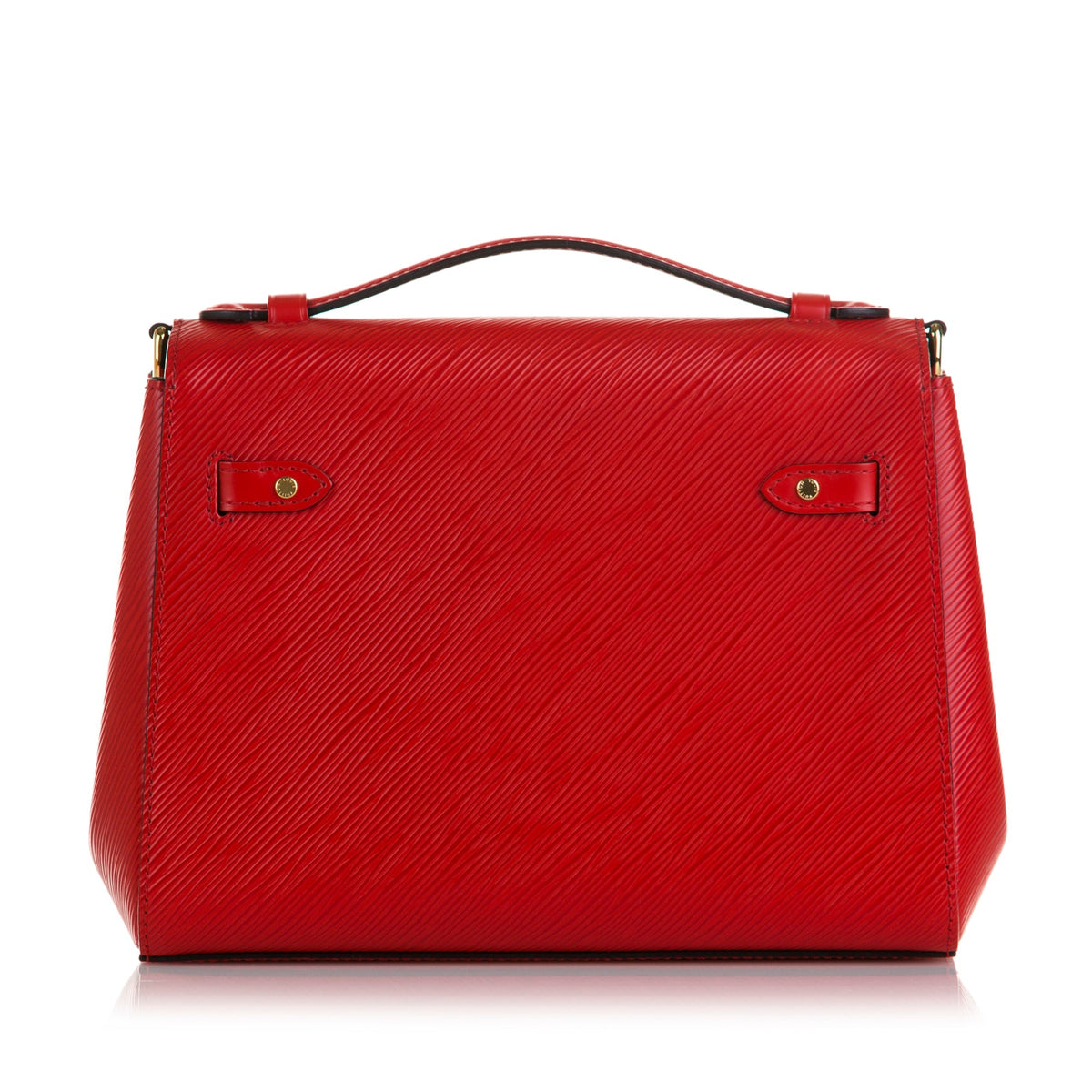 Red Louis Vuitton Epi Boccador Satchel