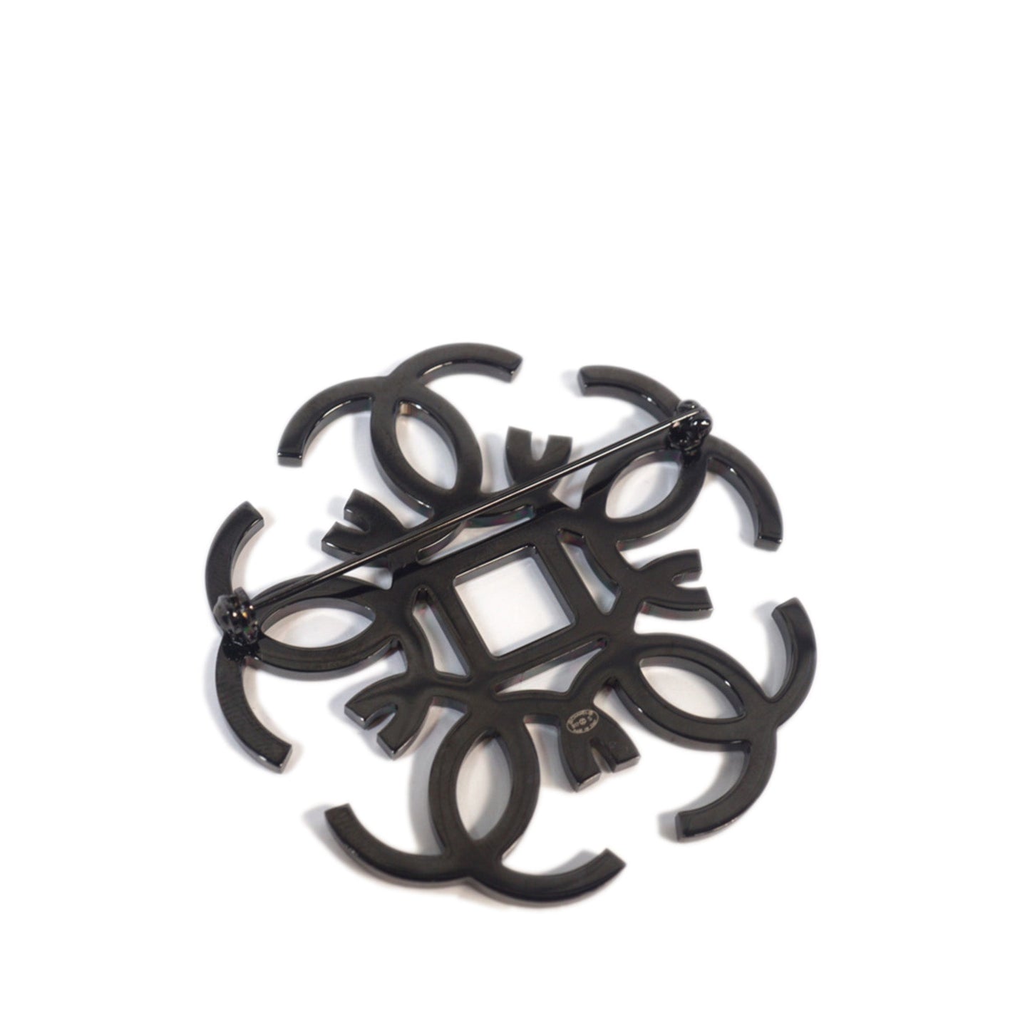 Strass CC Brooch Earrings
