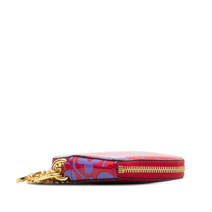Red Louis Vuitton Monogram Vernis Sweet Repeat Heart Coin Purse
