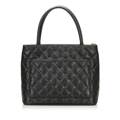 Chanel Caviar Medallion Tote Tote Bag
