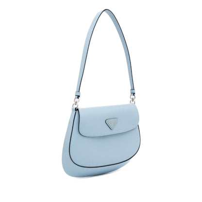 Prada Cleo Light Blue Leather