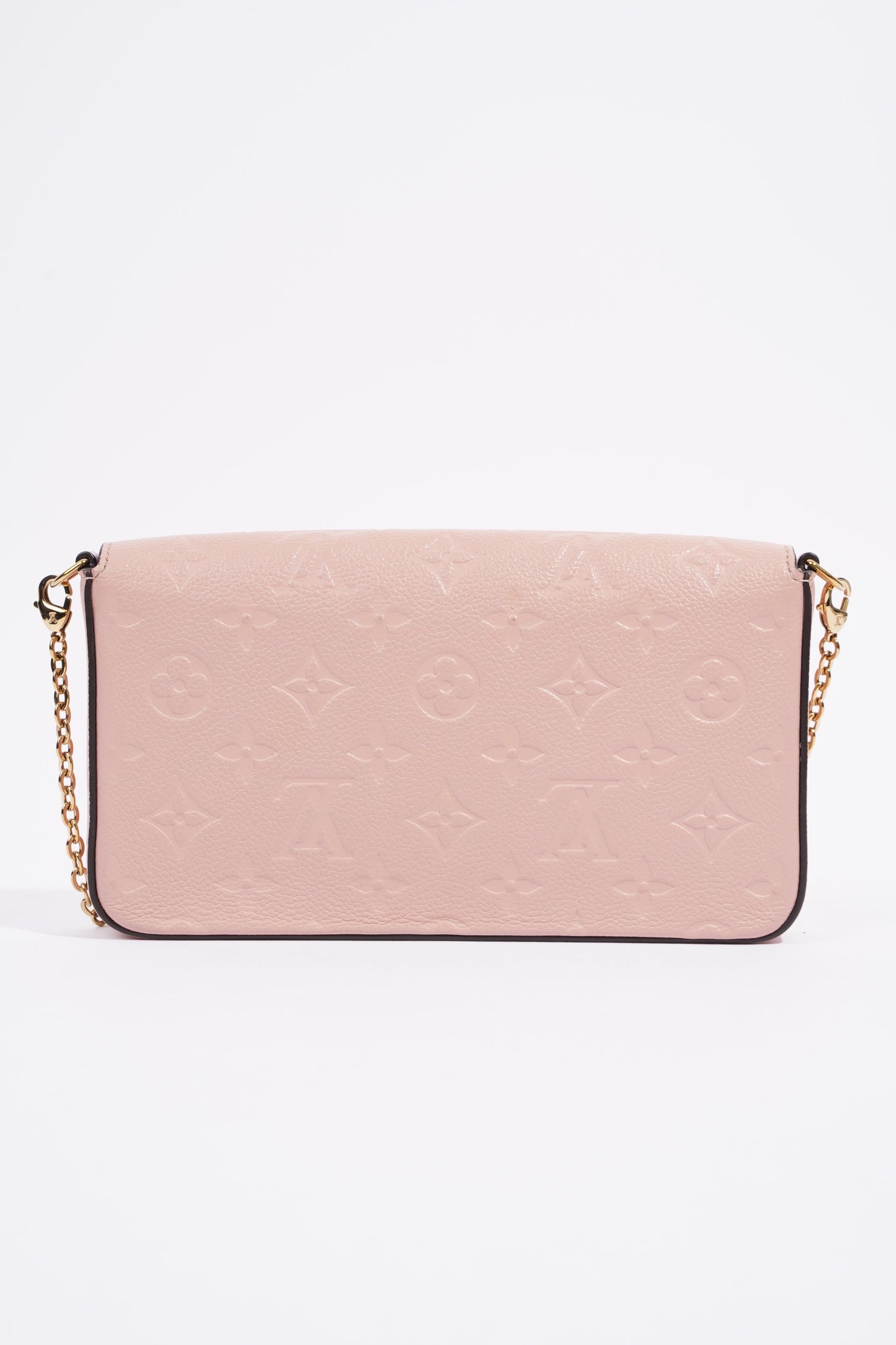 Louis Vuitton Pochette Felicie Pink Empreinte Leather