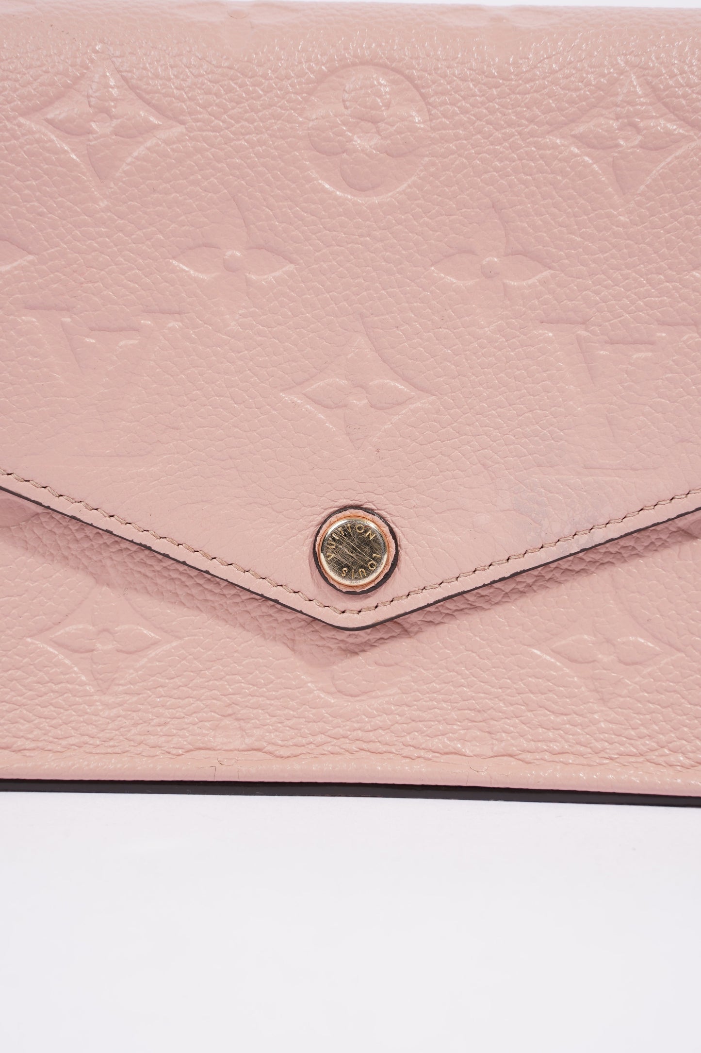 Louis Vuitton Pochette Felicie Pink Empreinte Leather