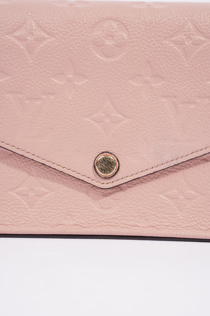 Louis Vuitton Pochette Felicie Pink Empreinte Leather