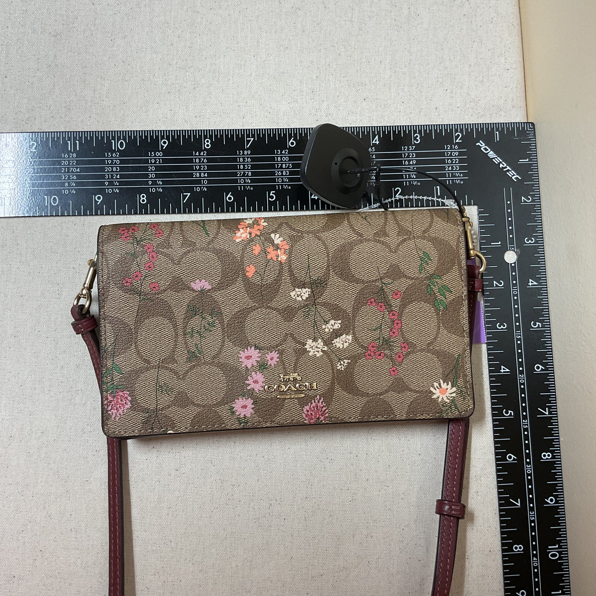 Crossbody Designer By Coach In Floral Print, Size:Small