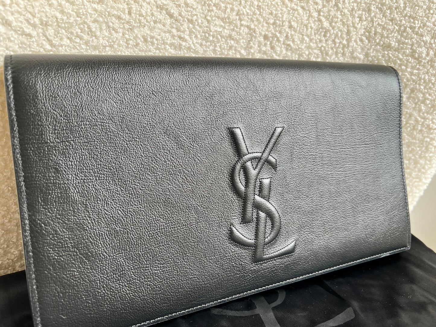 Yves Saint Laurent (YSL) Black Belle de Jour Clutch