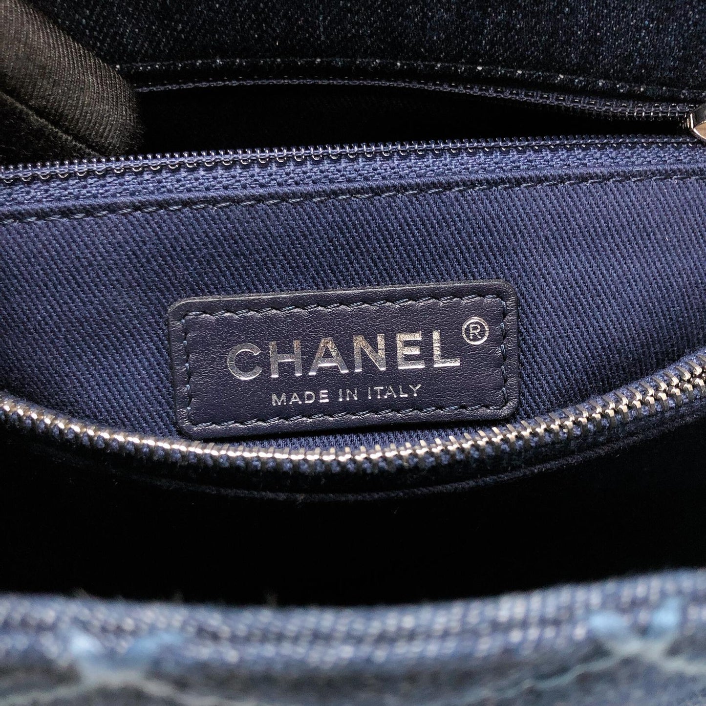 Blue Denim Quilted Medium Coco Handle Flap