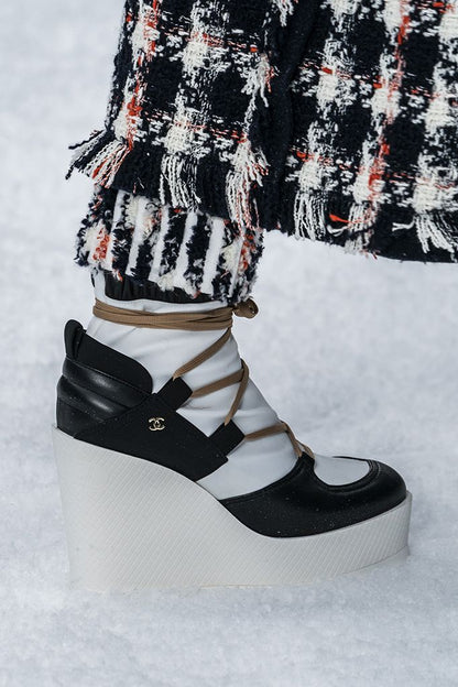 Chanel Wedge Boots - Women's 37.5