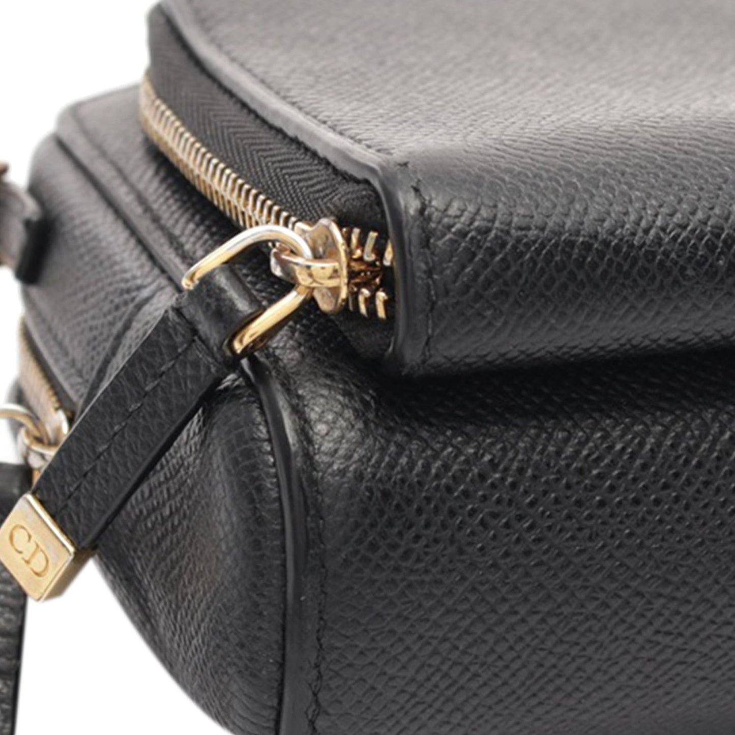 Grained Calfskin Caro Double Pouch