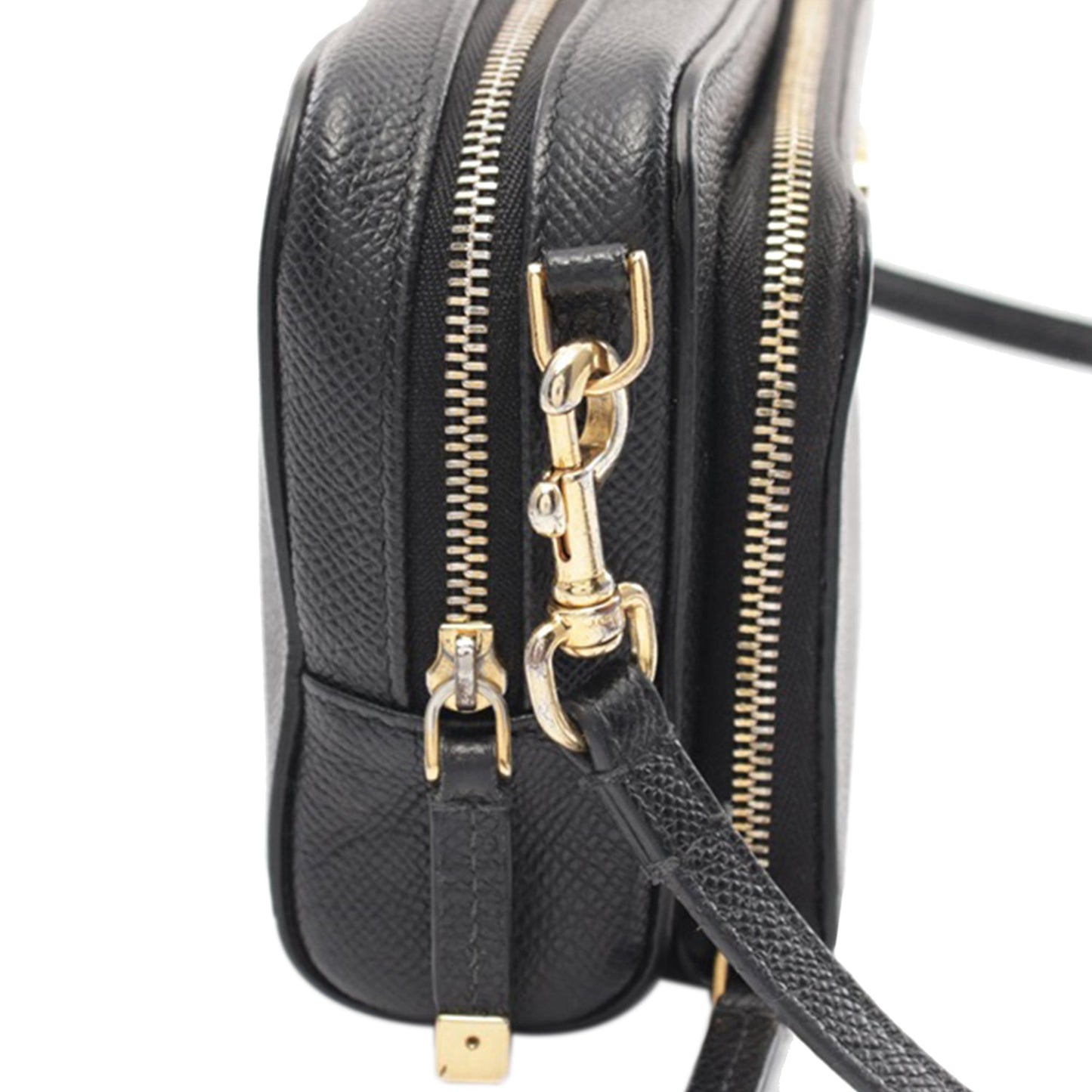 Grained Calfskin Caro Double Pouch