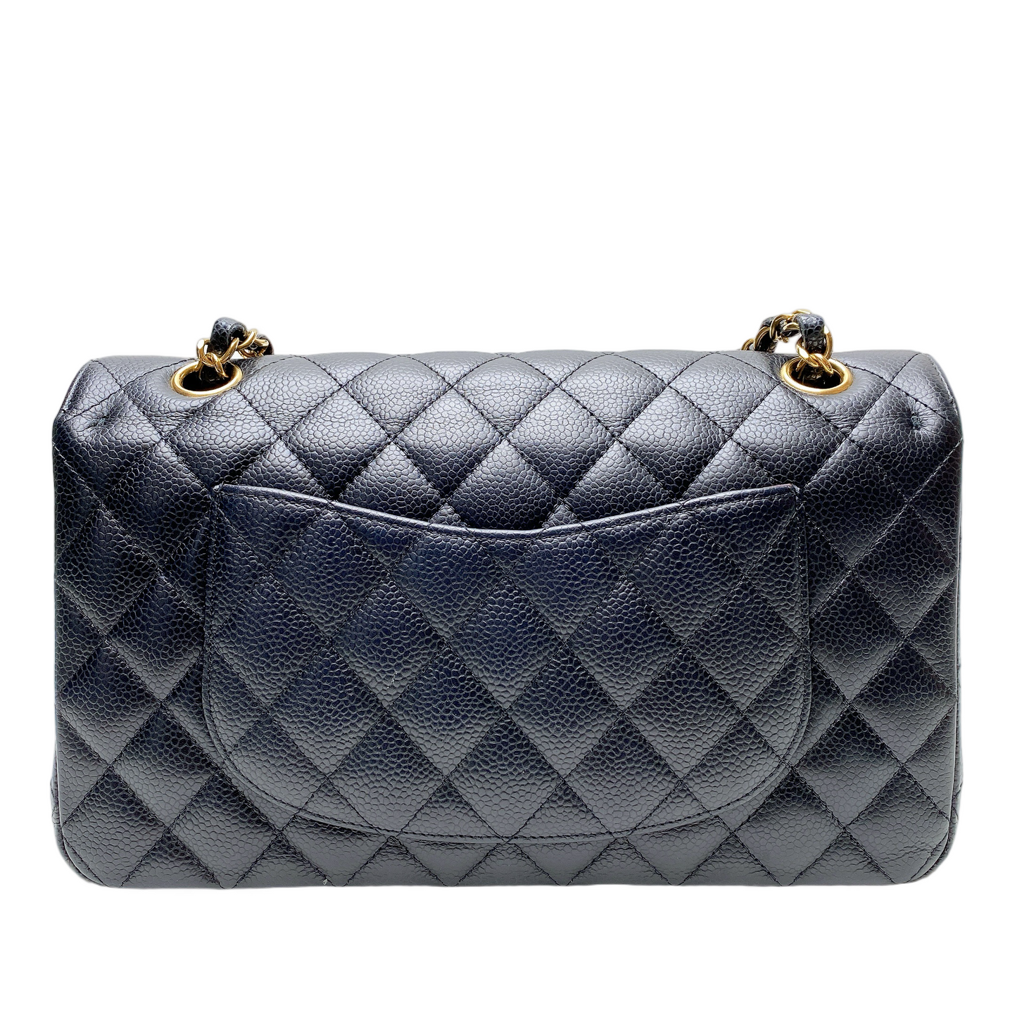 CHANEL CF MEDIUM CAVIAR IN GHW
