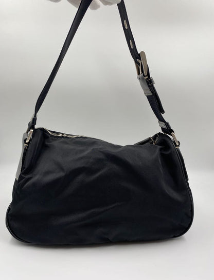 Prada Black Nylon Shoulder Bag