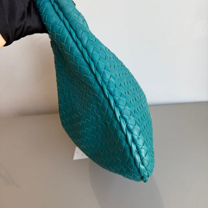Bottega Veneta Hobo Bag Lambskin leather Green 47cm