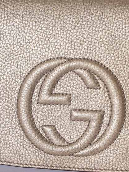 Gucci Soho Crossbody Bronze Bag