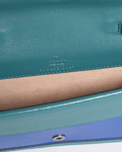 Gucci Limited Edition Dionysus Crossbody Bag in Blue & Green
