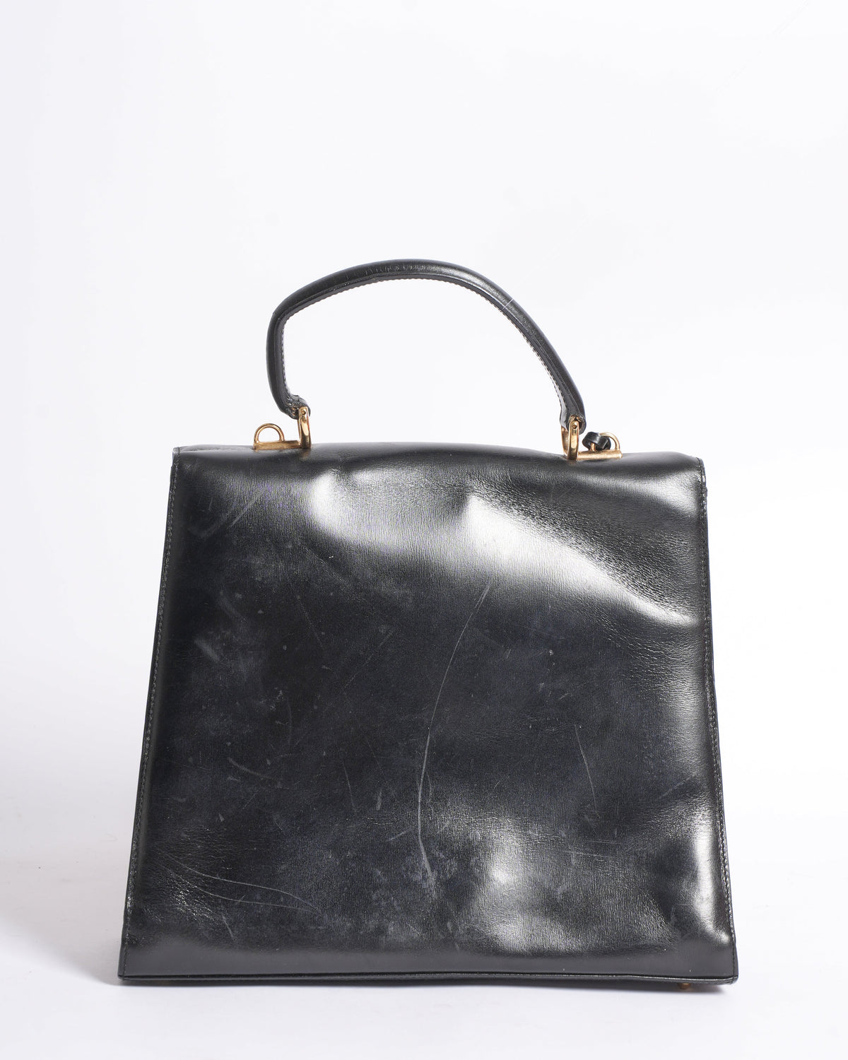 Vintage Gucci Lady Lock Bag in Black