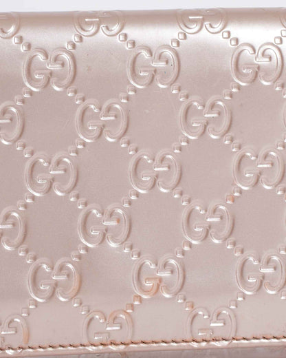 Gucci Guccissima long wallet