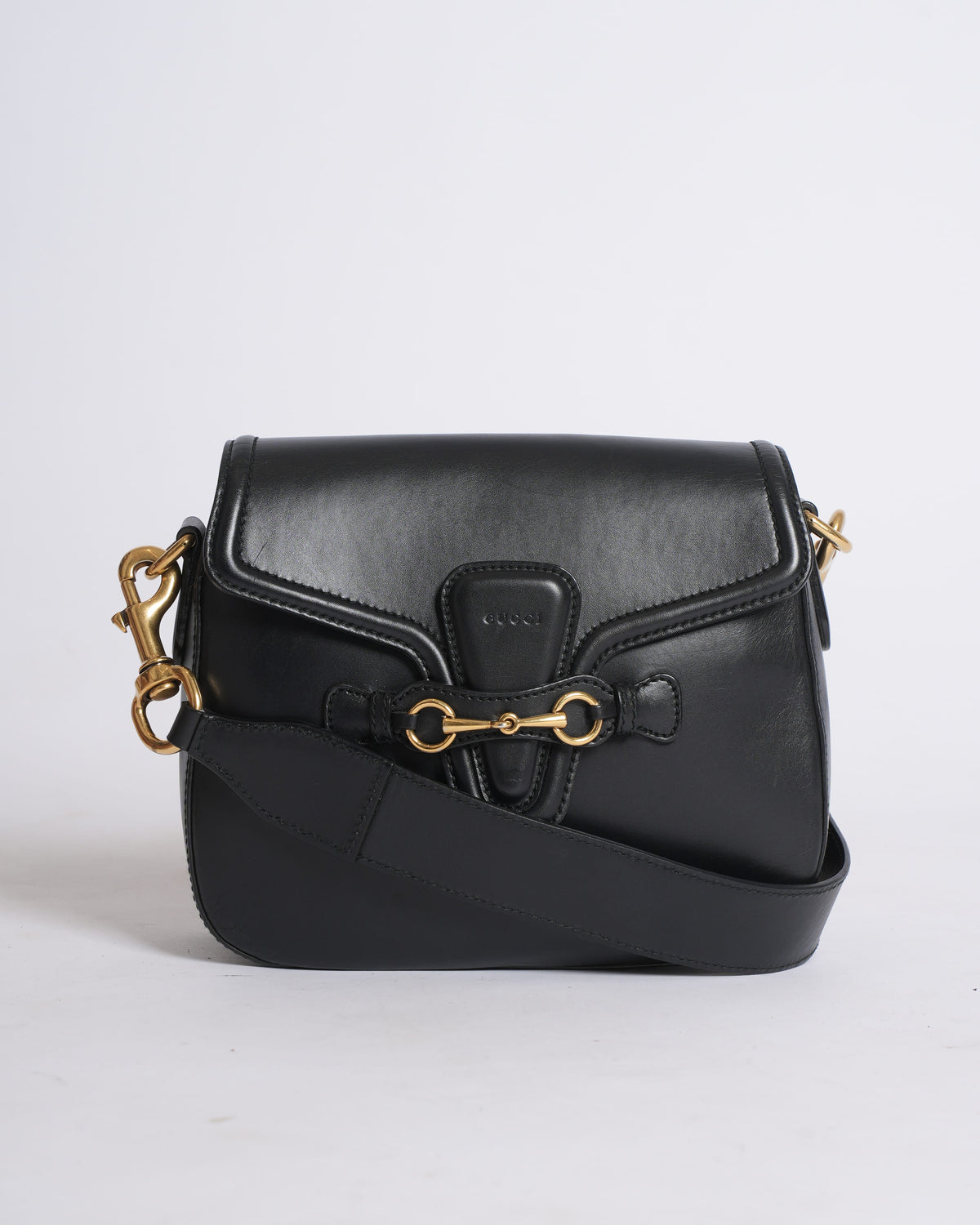 Gucci Lady Web Leather Crossbody Bag