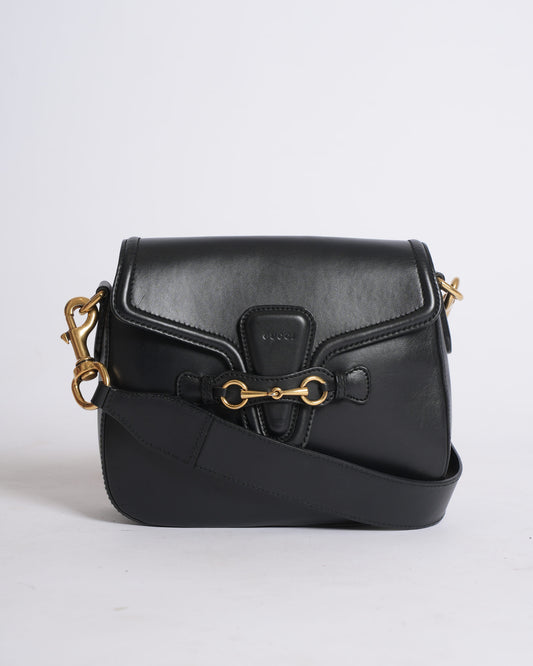 Gucci Lady Web Leather Crossbody Bag