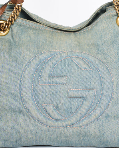 Gucci Denim Soho Bag