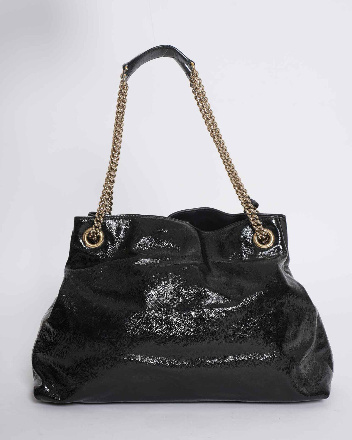 Gucci Soho Leather Shoulder Bag In Black