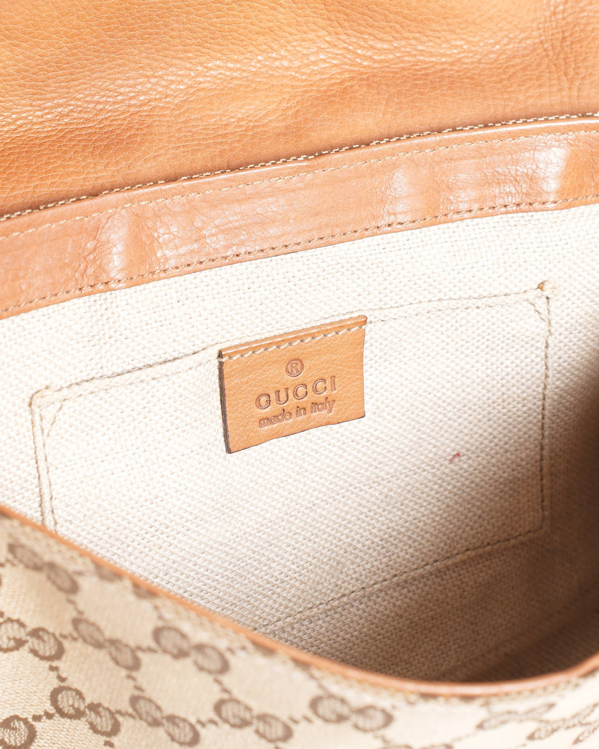 Gucci Beige/Brown GG Canvas Marrakech Evening Shoulder Bag