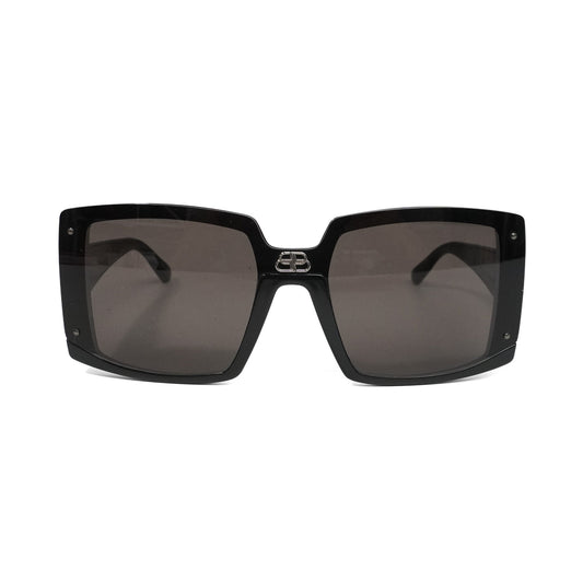 Balenciaga Oversized Shield Square Sunglasses