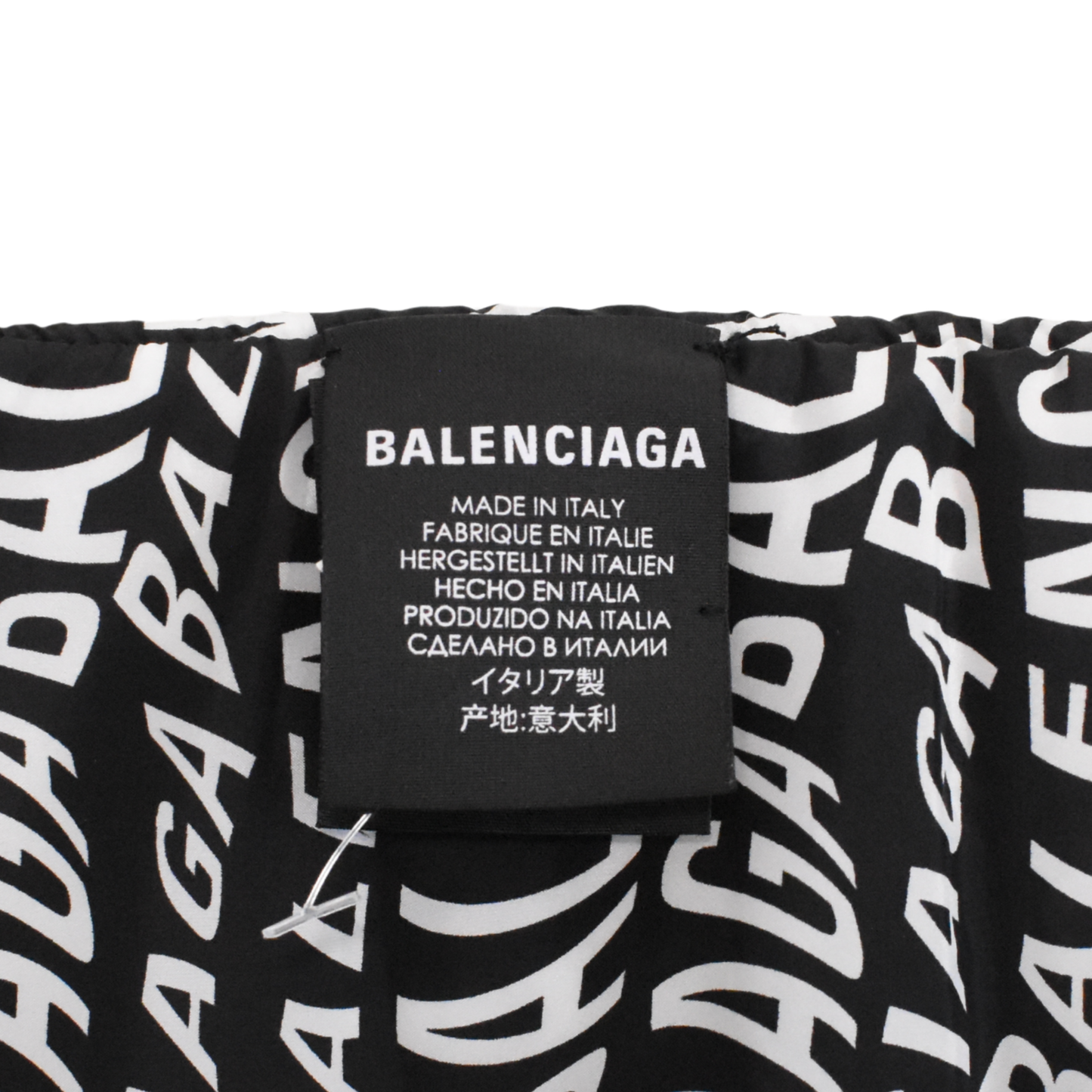 Balenciaga Monogram Duvet Scarf