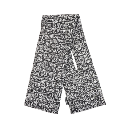 Balenciaga Monogram Duvet Scarf