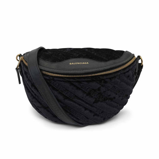 Balenciaga Velvet Waist Bag