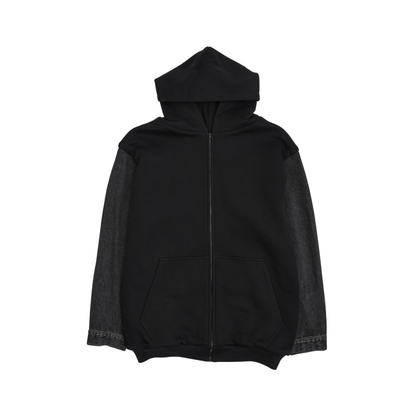 Balenciaga 'Twinset' Convertible Denim Jacket - Men's 44