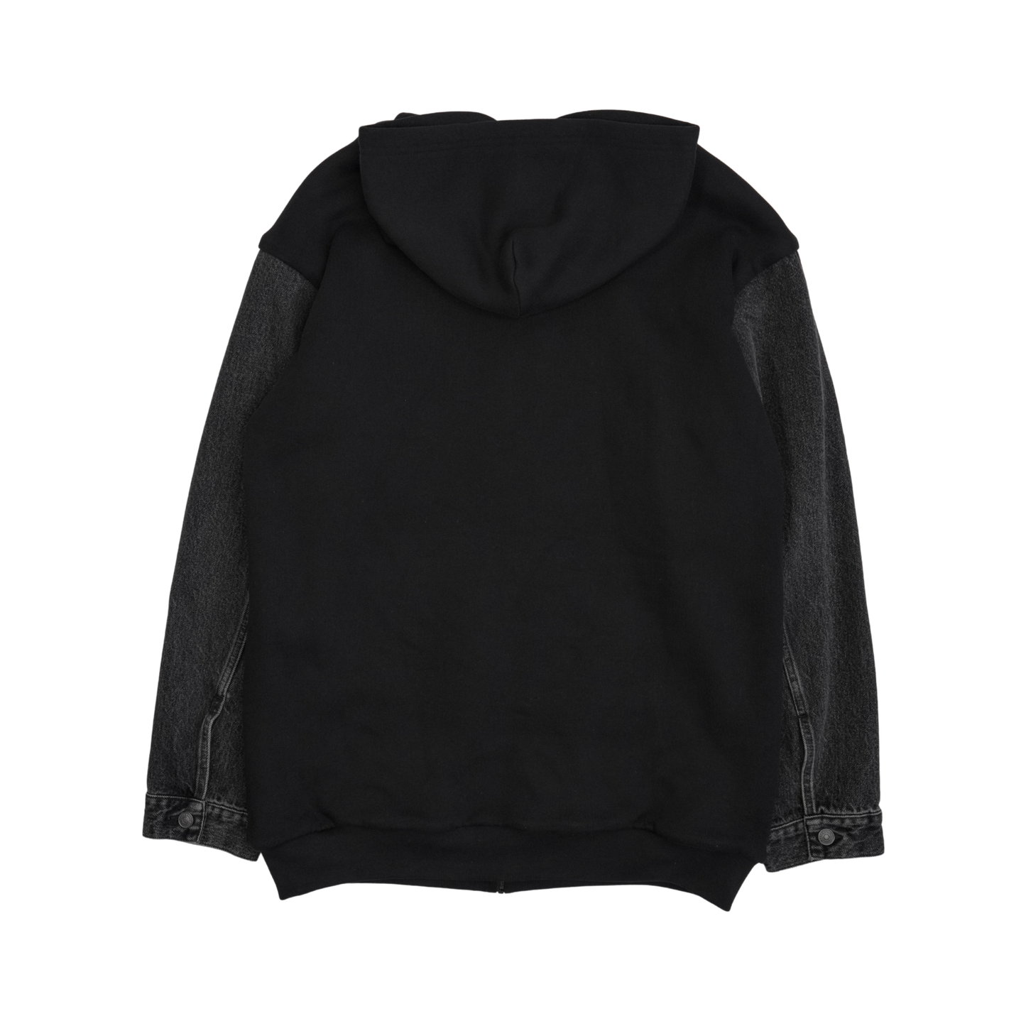 Balenciaga 'Twinset' Convertible Denim Jacket - Men's 44
