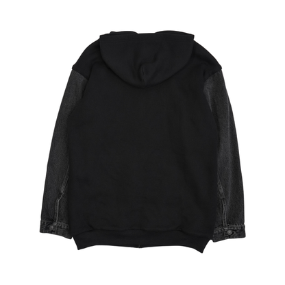 Balenciaga 'Twinset' Convertible Denim Jacket - Men's 44