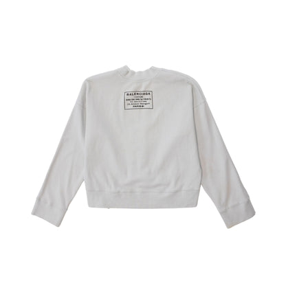 Balenciaga Cropped Sweatshirt - Women's Extra Small