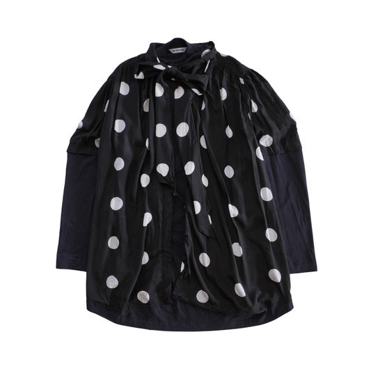 Balenciaga Polkadot Shirt Dress - Women's 2