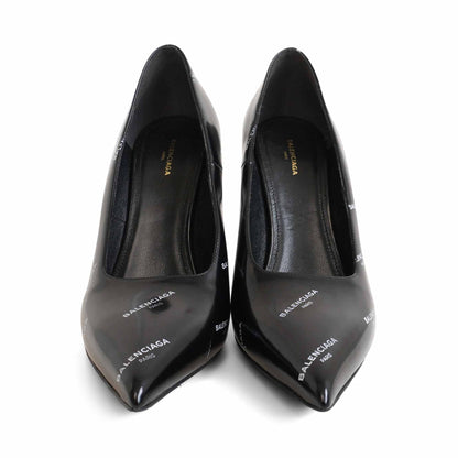 Balenciaga 'Slash' Monogram Pumps - Women's 37