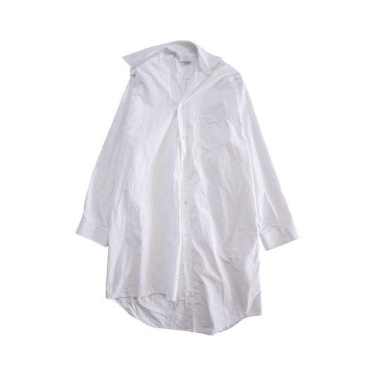 Balenciaga Asymmetrical Shirt Dress - Women's 38